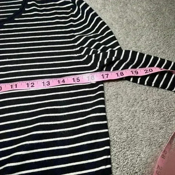 Zara Women's Black and Gold Striped Long Sleeve XL - Picture 5 of 8